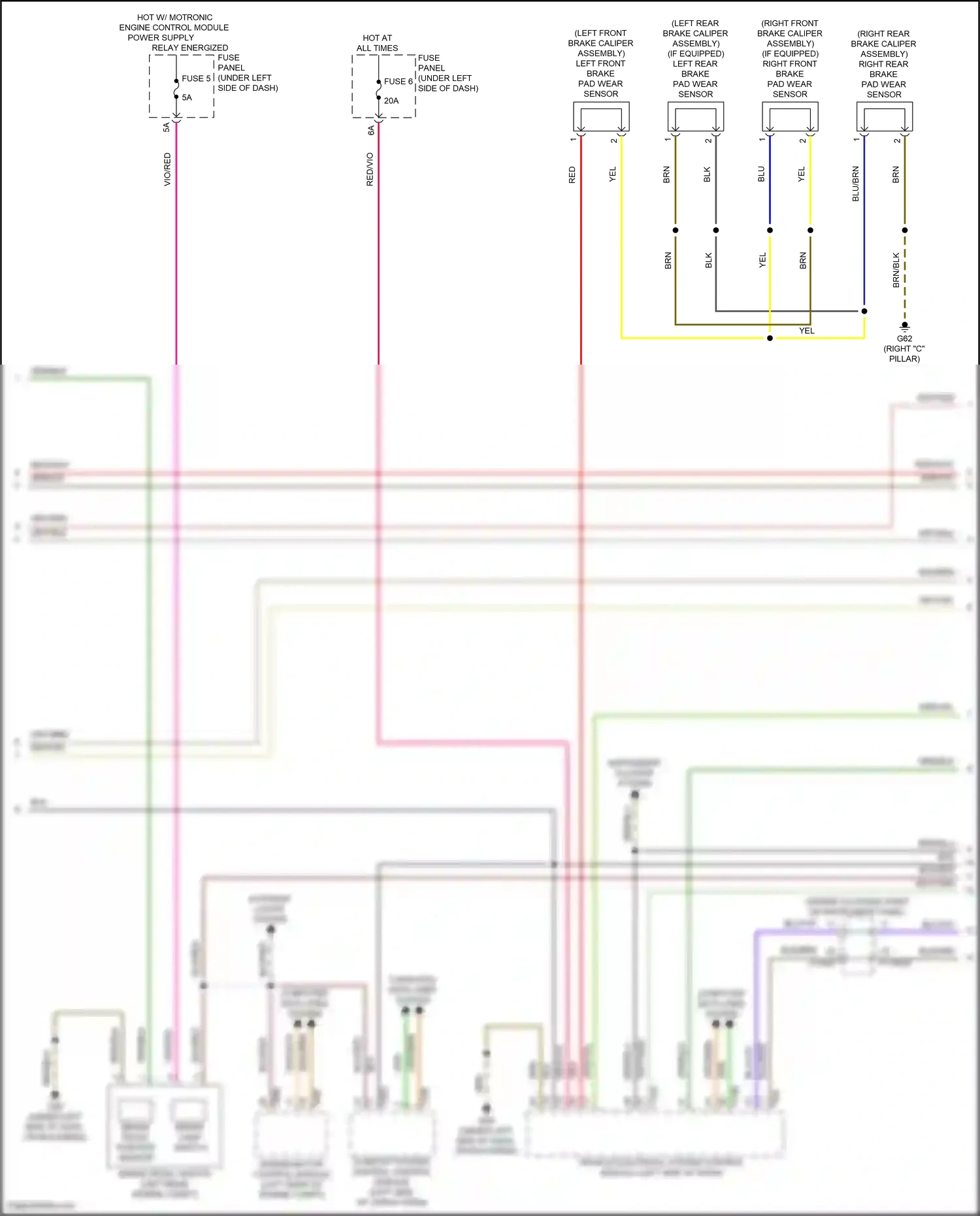 Wiring diagram center coupling point on instrument panel for Audi SQ8 I (2019-2023) (11 of 63)
