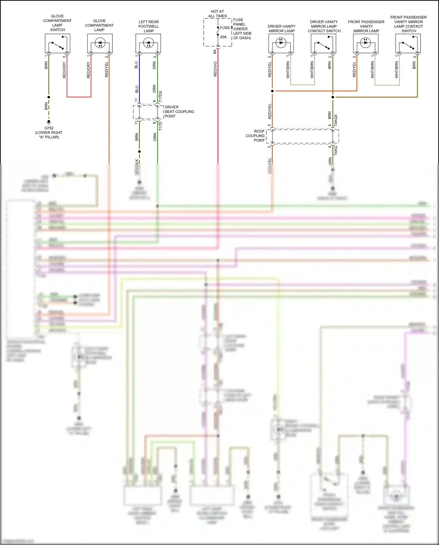 Wiring diagram computer data lines system for Audi SQ8 I (2019-2023) (33 of 132)