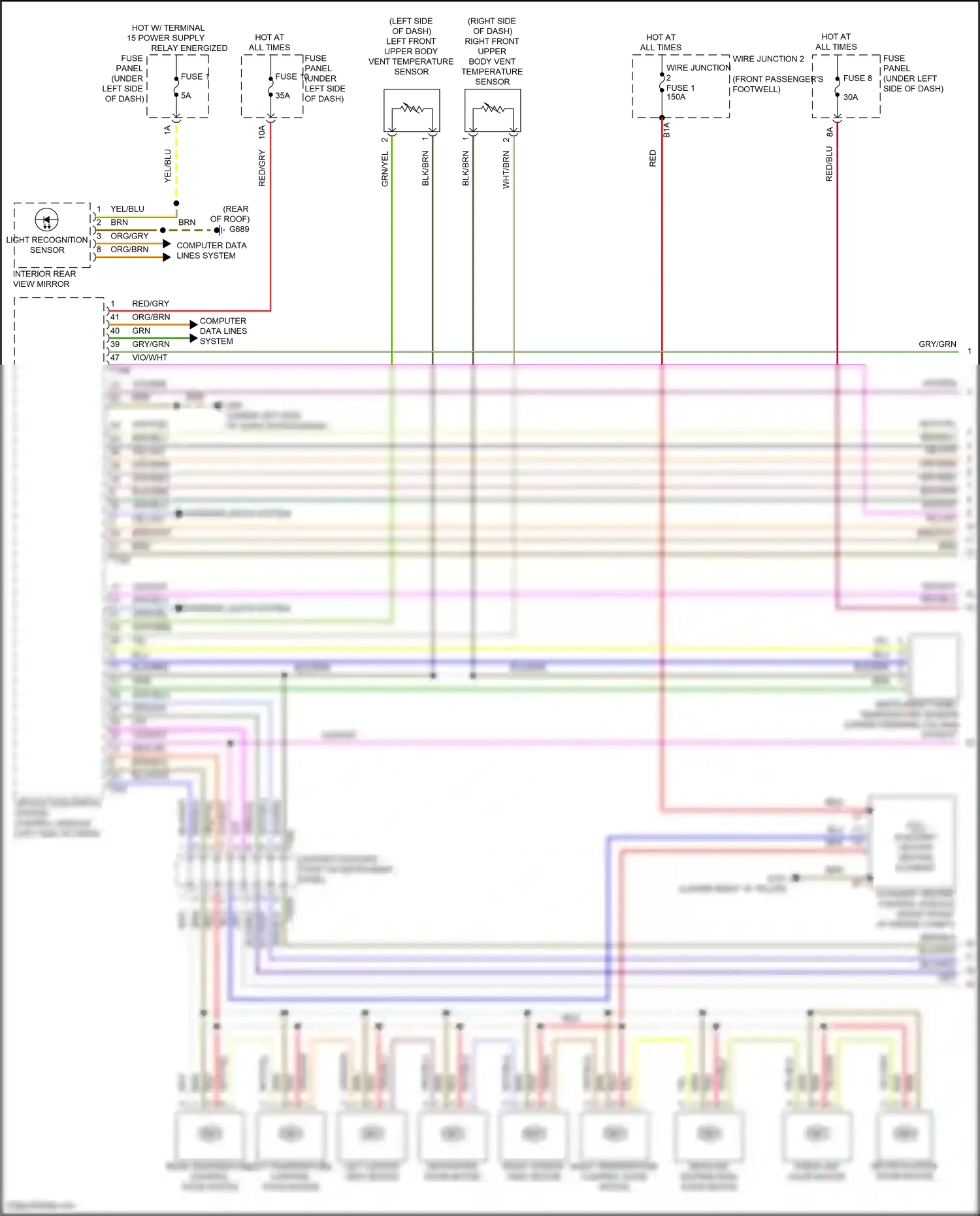 Wiring diagram computer data lines system for Audi SQ8 I (2019-2023) (61 of 132)