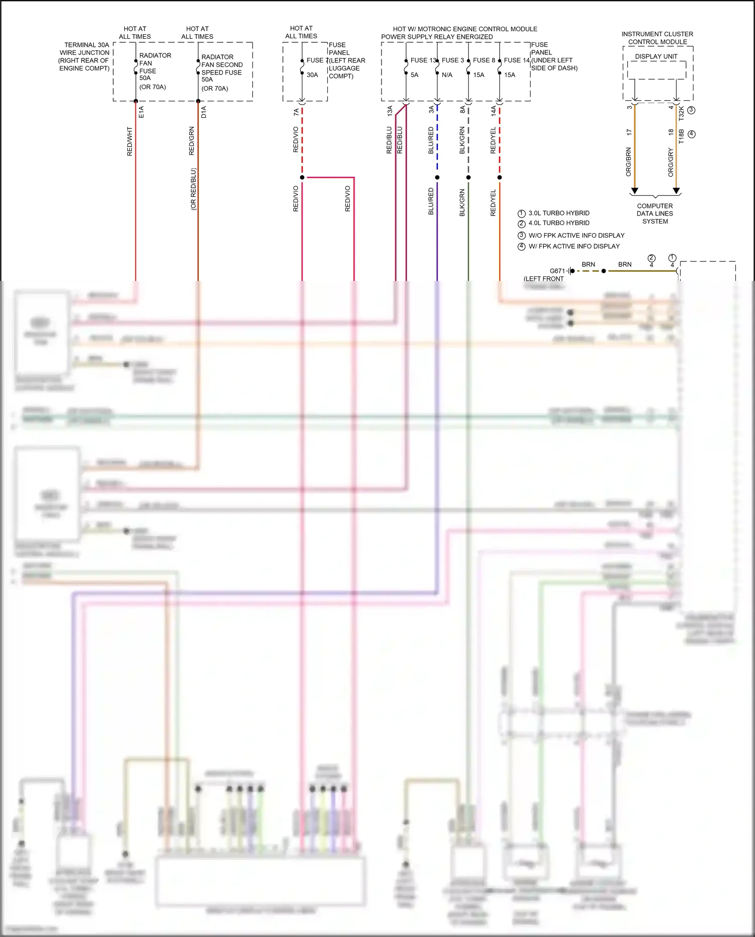 Wiring diagram computer data lines system for Audi SQ8 I (2019-2023) (65 of 132)