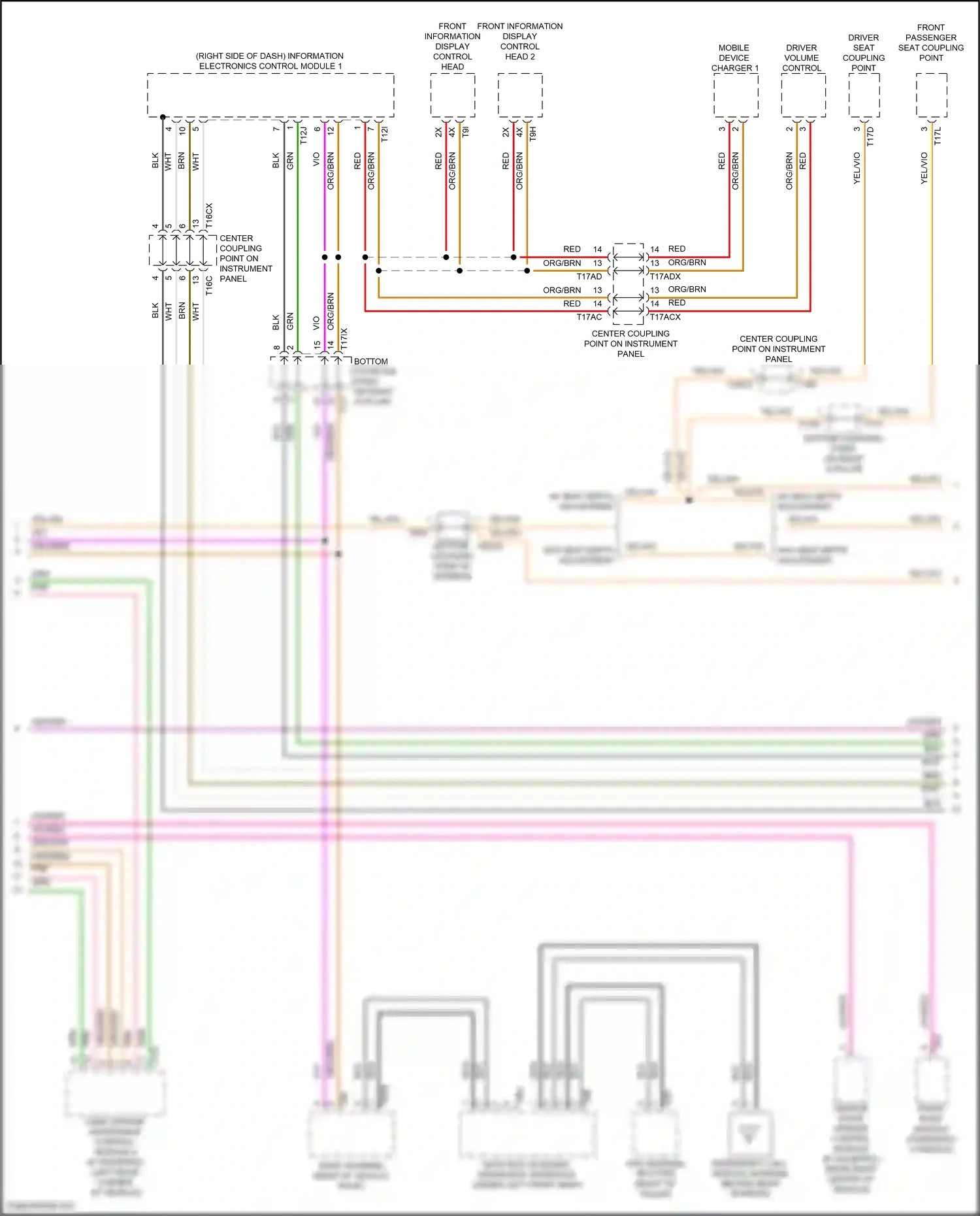 Wiring diagram driver volume control for Audi SQ8 I (2019-2023) (1 of 9)