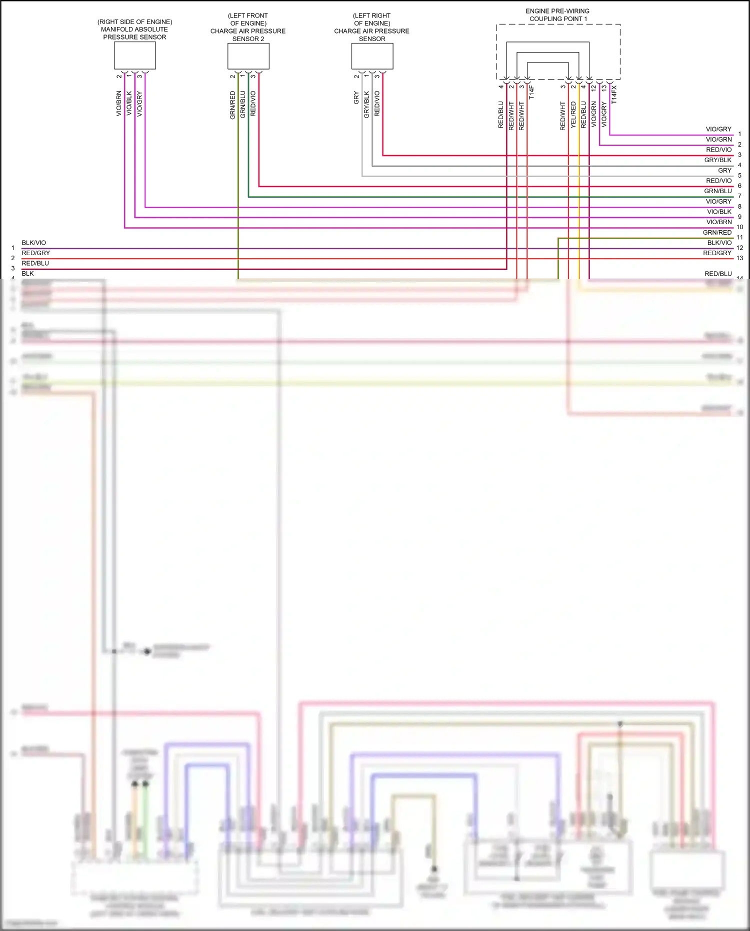 Wiring diagram fuel level sensor for Audi SQ8 I (2019-2023) (3 of 3)