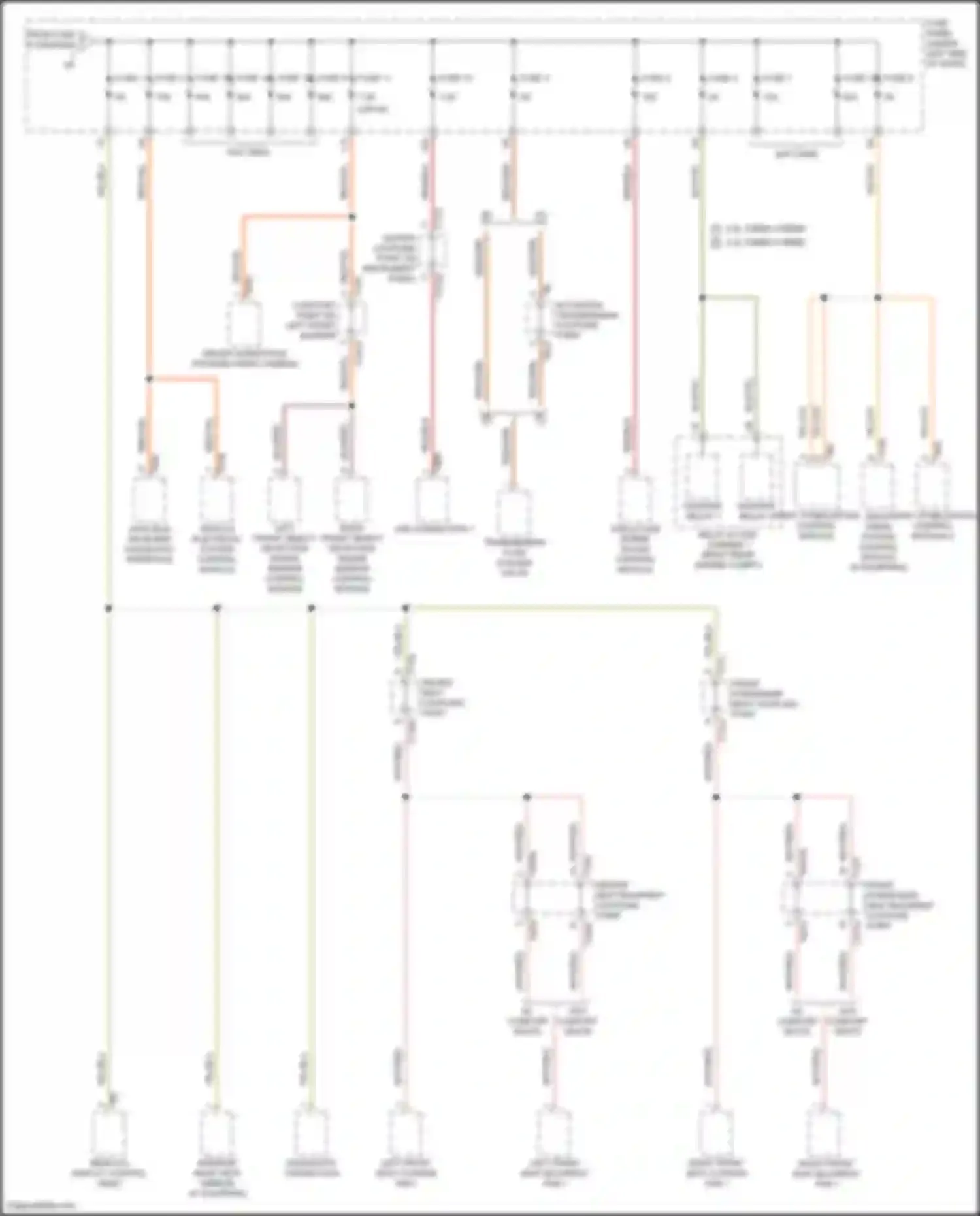 Wiring diagram fuse 13 for Audi SQ8 I (2019-2023) (14 of 20)