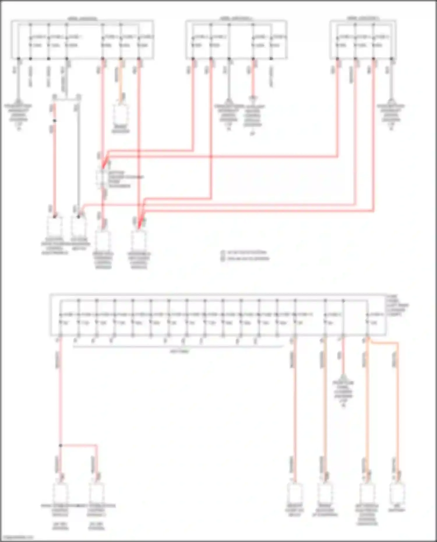 Wiring diagram windshield defogger control module for Audi SQ8 I (2019-2023)