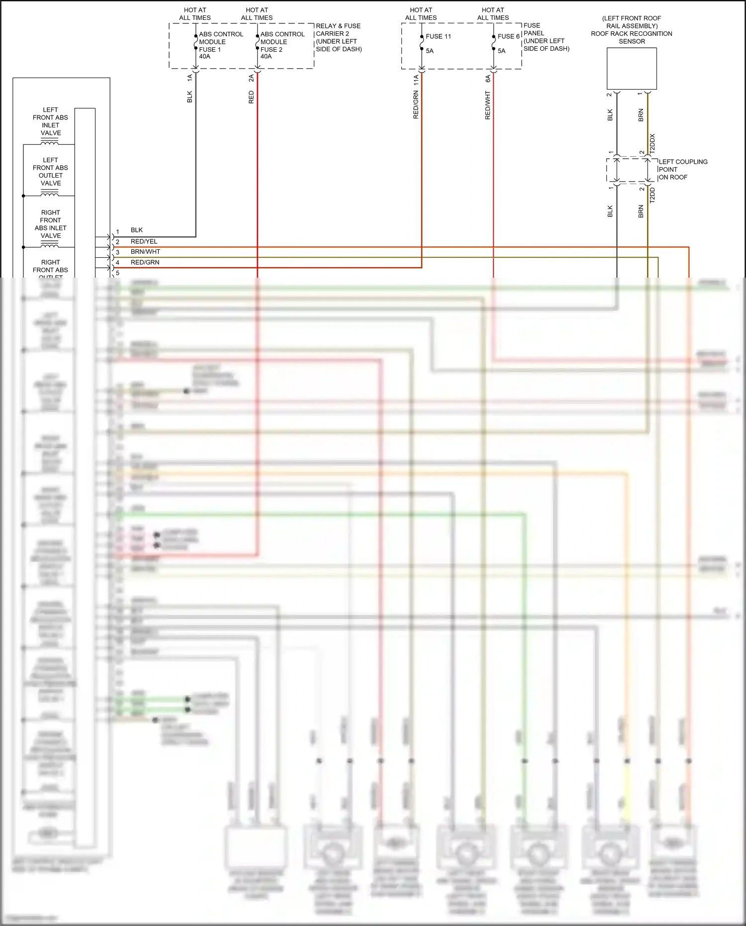 Wiring diagram fuse panel e for Audi SQ8 I (2019-2023) (12 of 36)