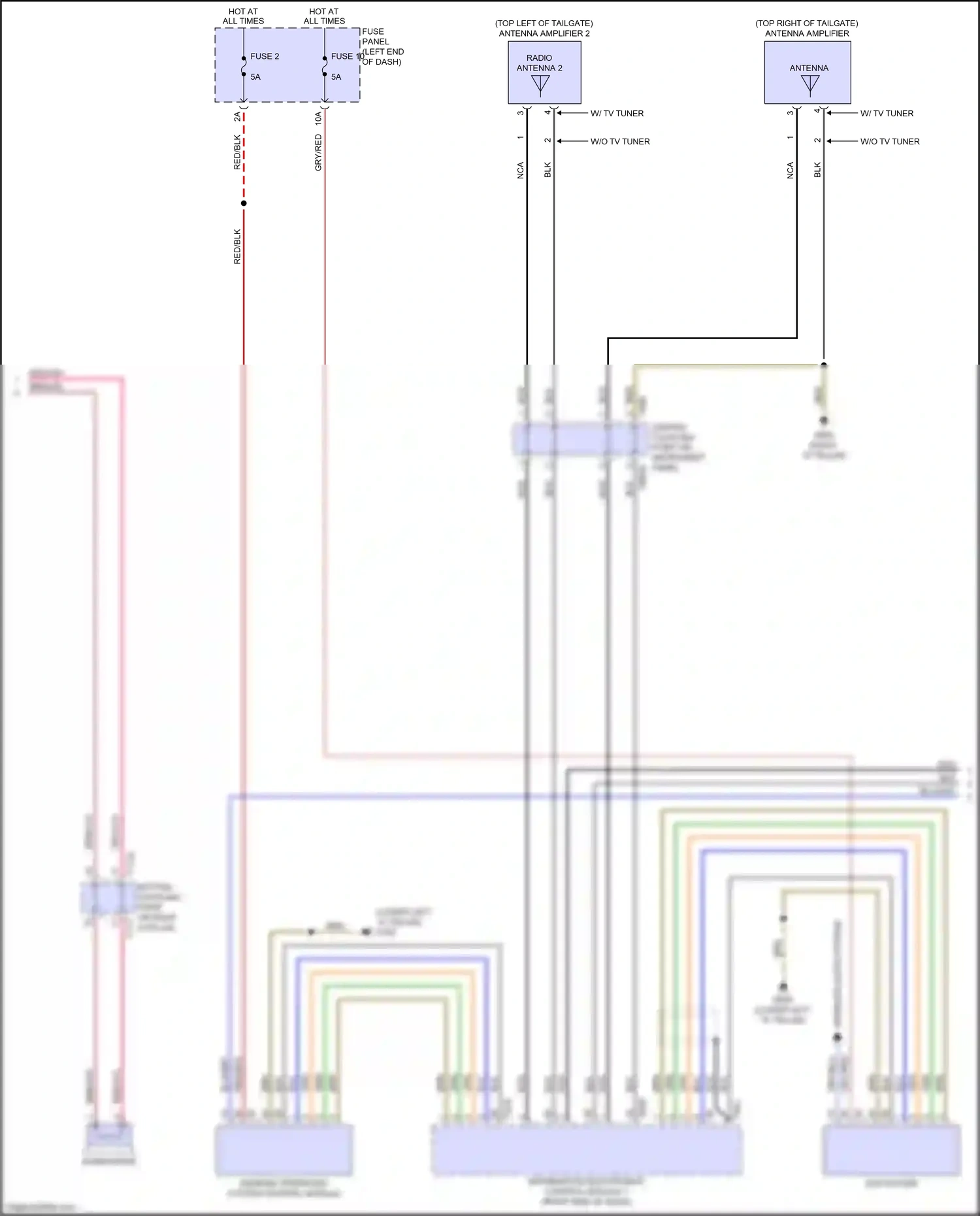 Wiring diagram fuse panel f for Audi SQ8 I (2019-2023) (39 of 42)