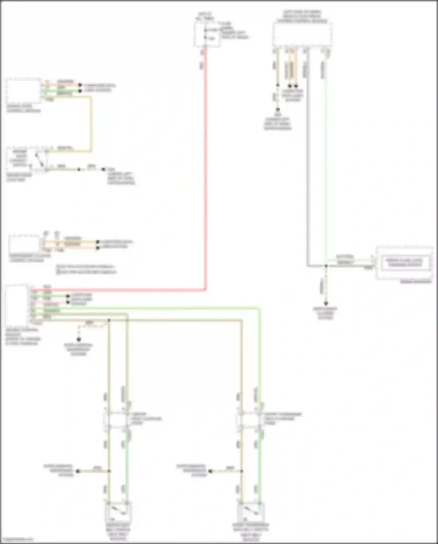 Wiring diagram w/ fpk active info display for Audi SQ8 I (2019-2023)