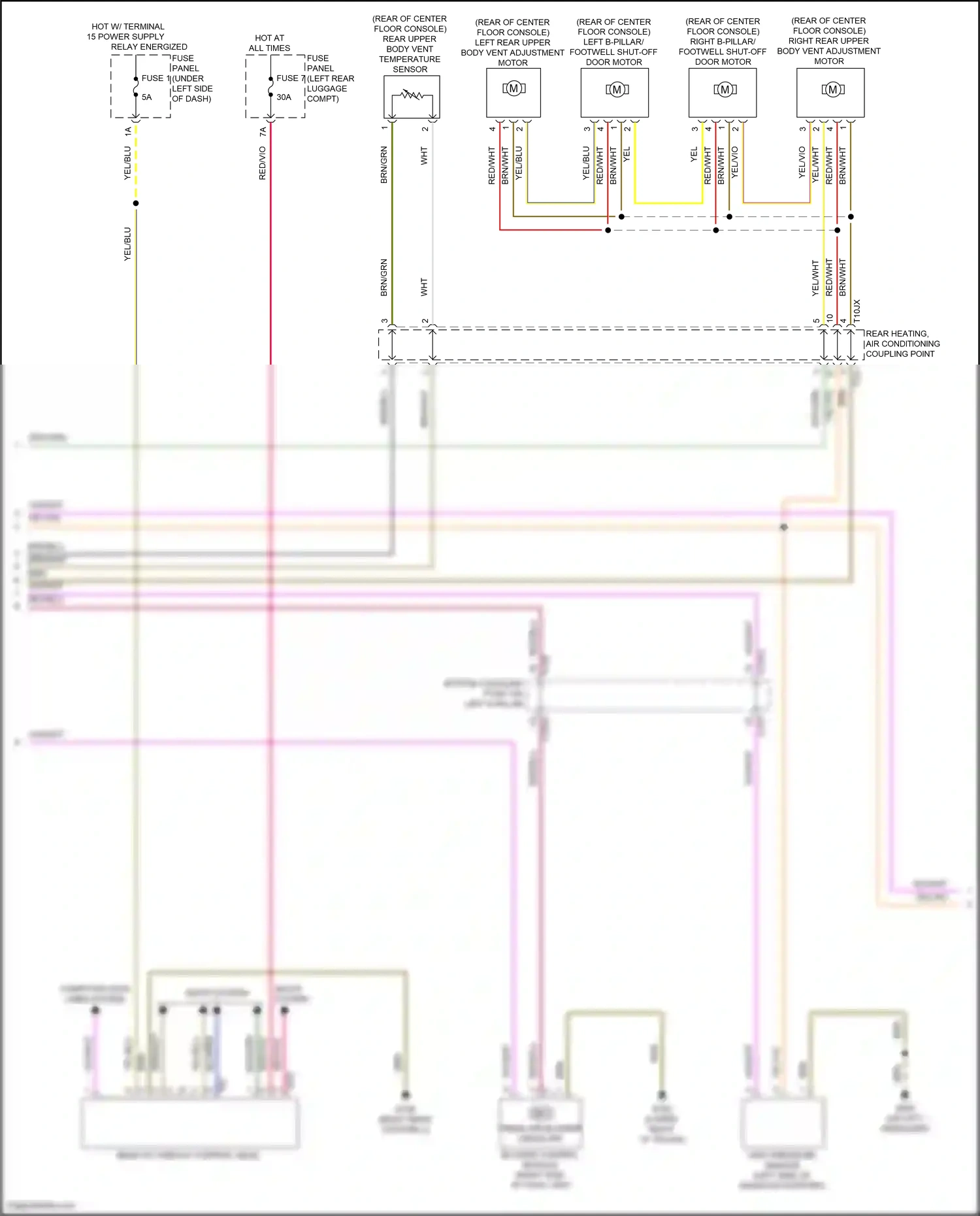 Wiring diagram high pressure sensor for Audi SQ8 I (2019-2023) (1 of 7)
