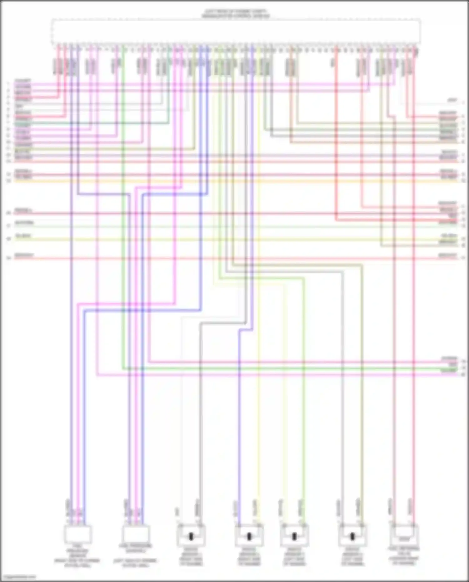 Wiring diagram knock sensor 4 for Audi SQ8 I (2019-2023)