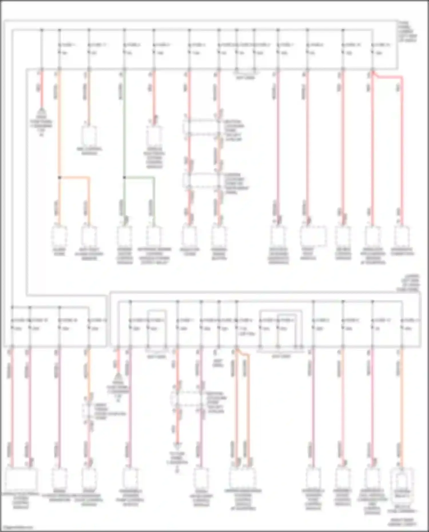 Wiring diagram engine/ motor control module for Audi SQ8 I (2019-2023)