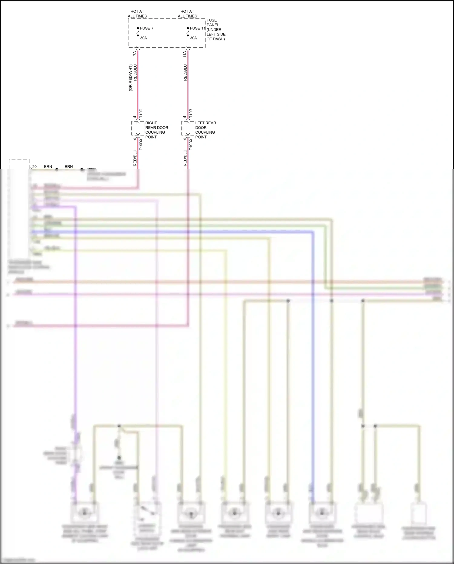 Wiring diagram red/blu for Audi SQ8 I (2019-2023) (16 of 75)