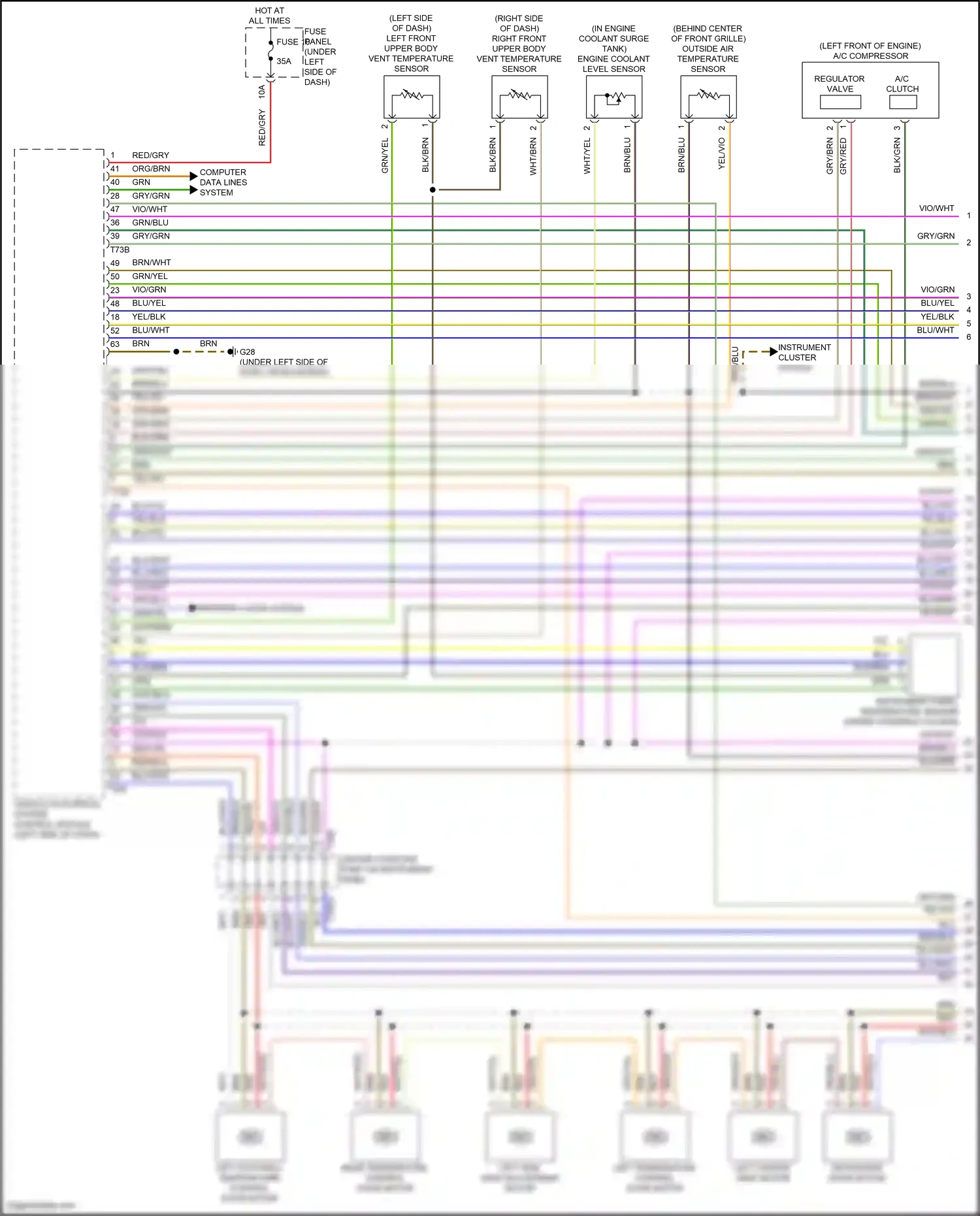 Wiring diagram regulator valve for Audi SQ8 I (2019-2023) (5 of 6)
