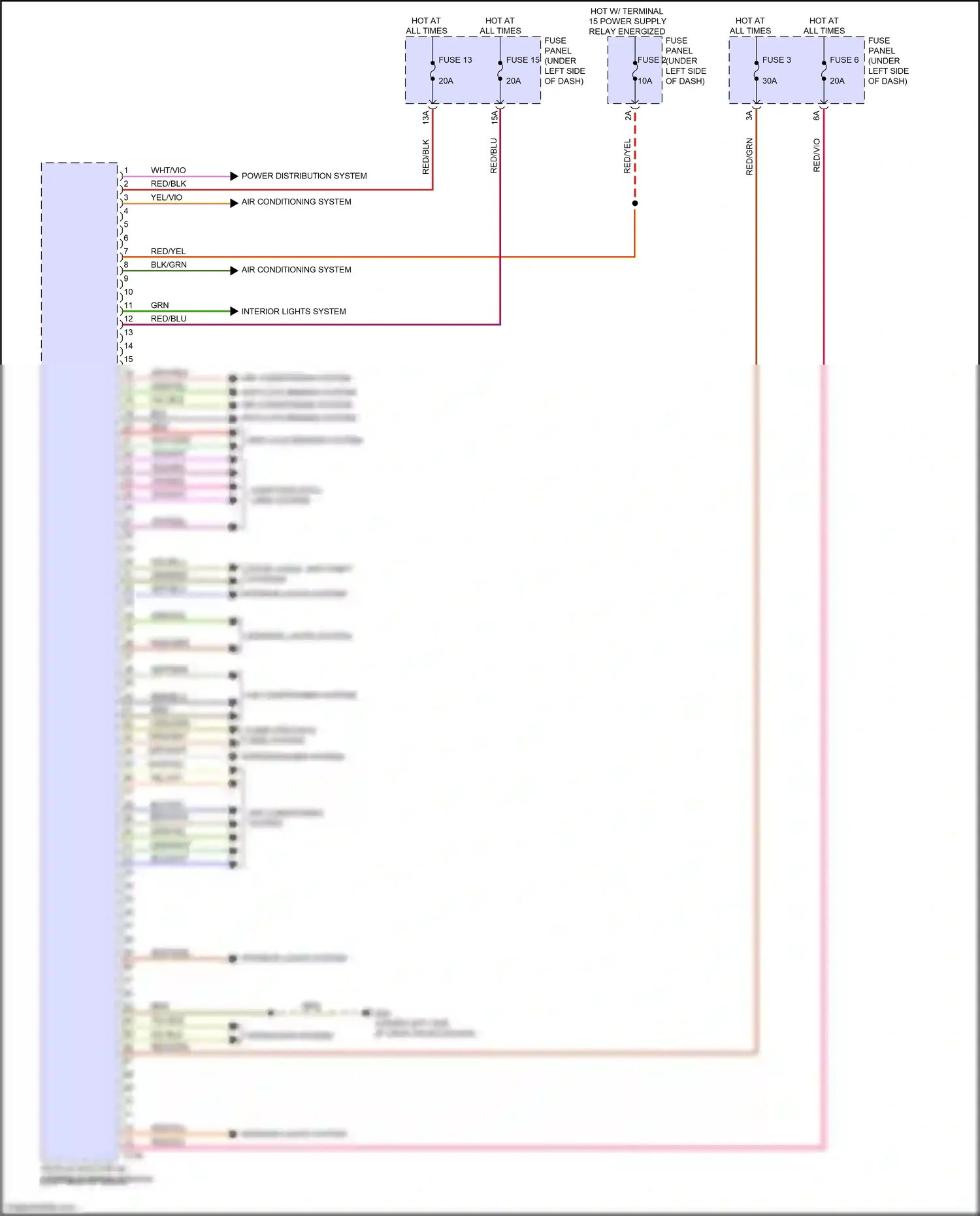 Wiring diagram vehicle electrical system control module for Audi SQ8 I (2019-2023) (10 of 45)