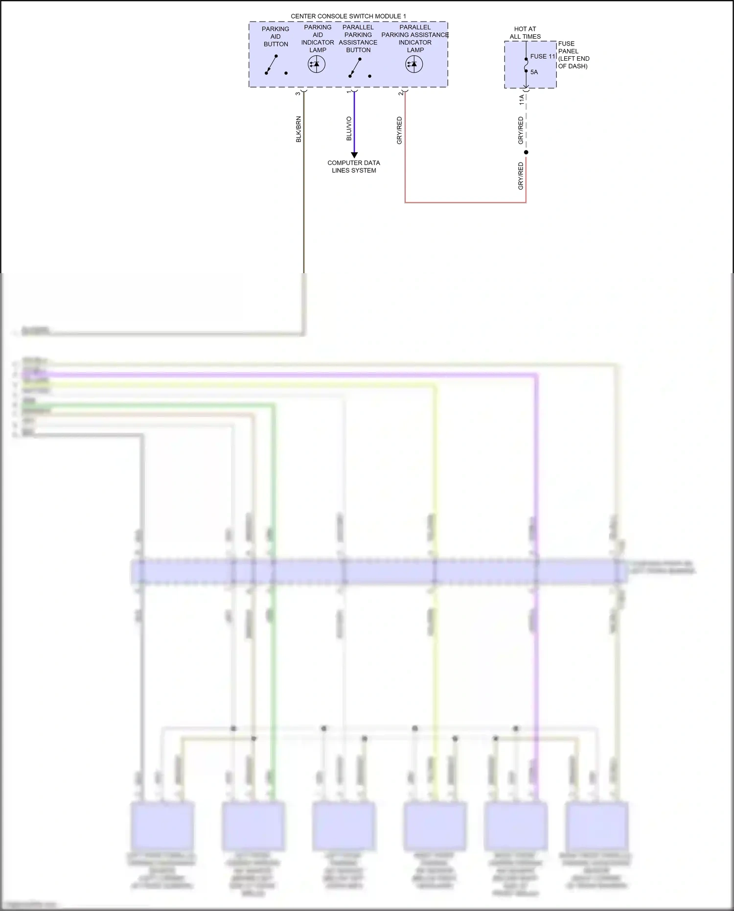 Wiring diagram vio/blu for Audi SQ8 I (2019-2023) (19 of 23)
