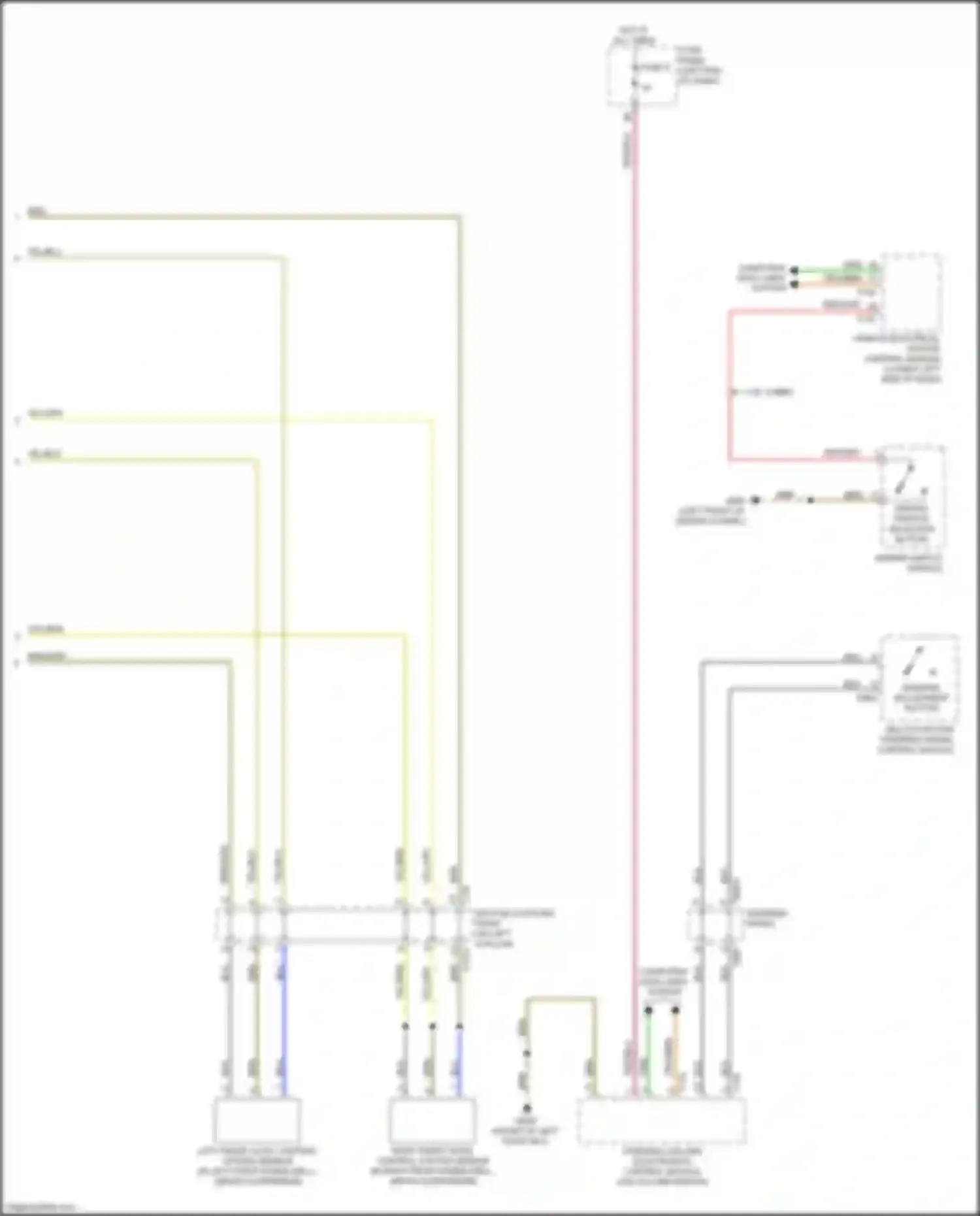 Car Wiring Diagrams for TT RS Audi 8S facelift (2019-2024): Electronic suspension circuit (2 of 2)