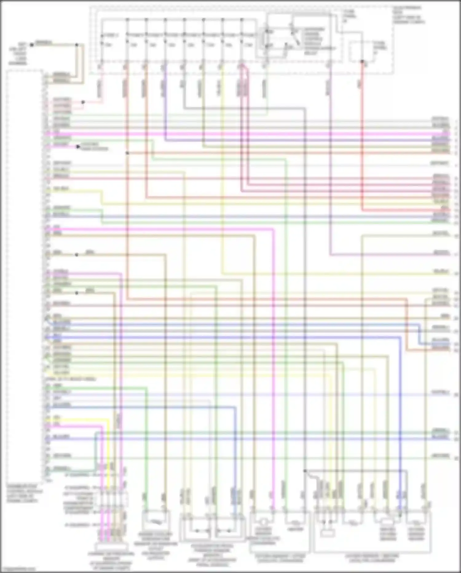 TT RS Audi 8S facelift (2019-2024): Wiring diagram engine performance 2.0l turbo, dlra (1 of 8)