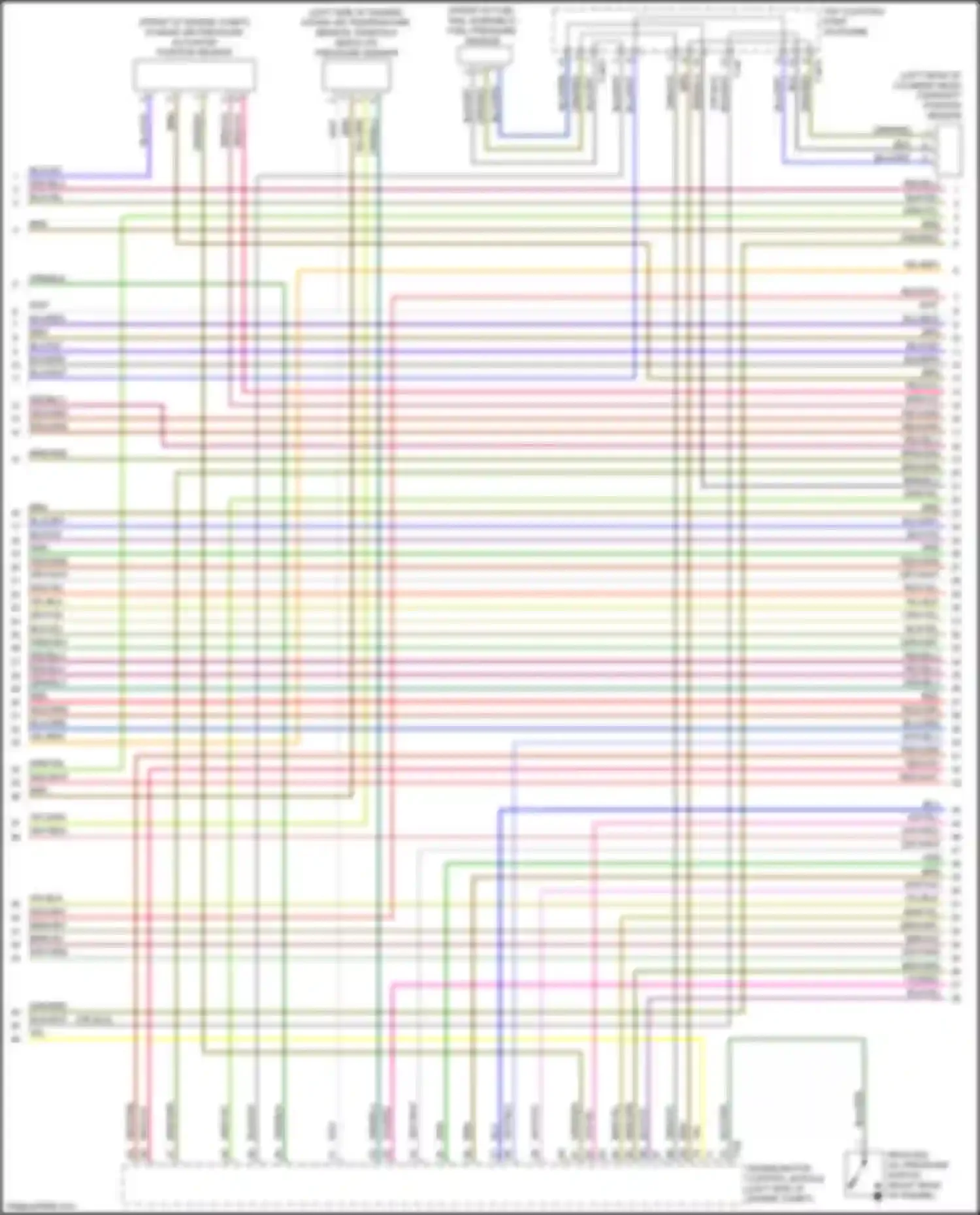 TT RS Audi 8S facelift (2019-2024): Wiring diagram engine performance 2.0l turbo, dlra (4 of 8)