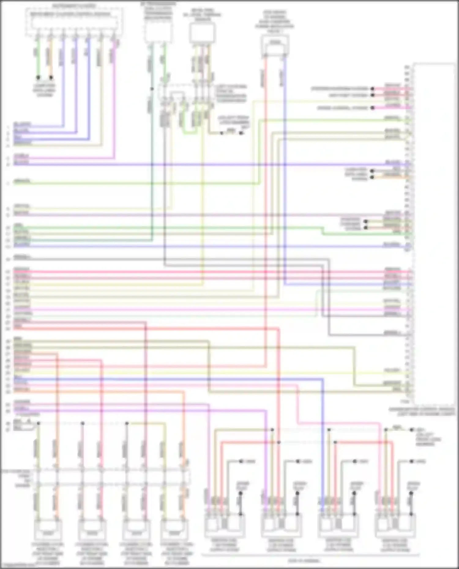 TT RS Audi 8S facelift (2019-2024): Wiring diagram engine performance 2.0l turbo, dlra (8 of 8)