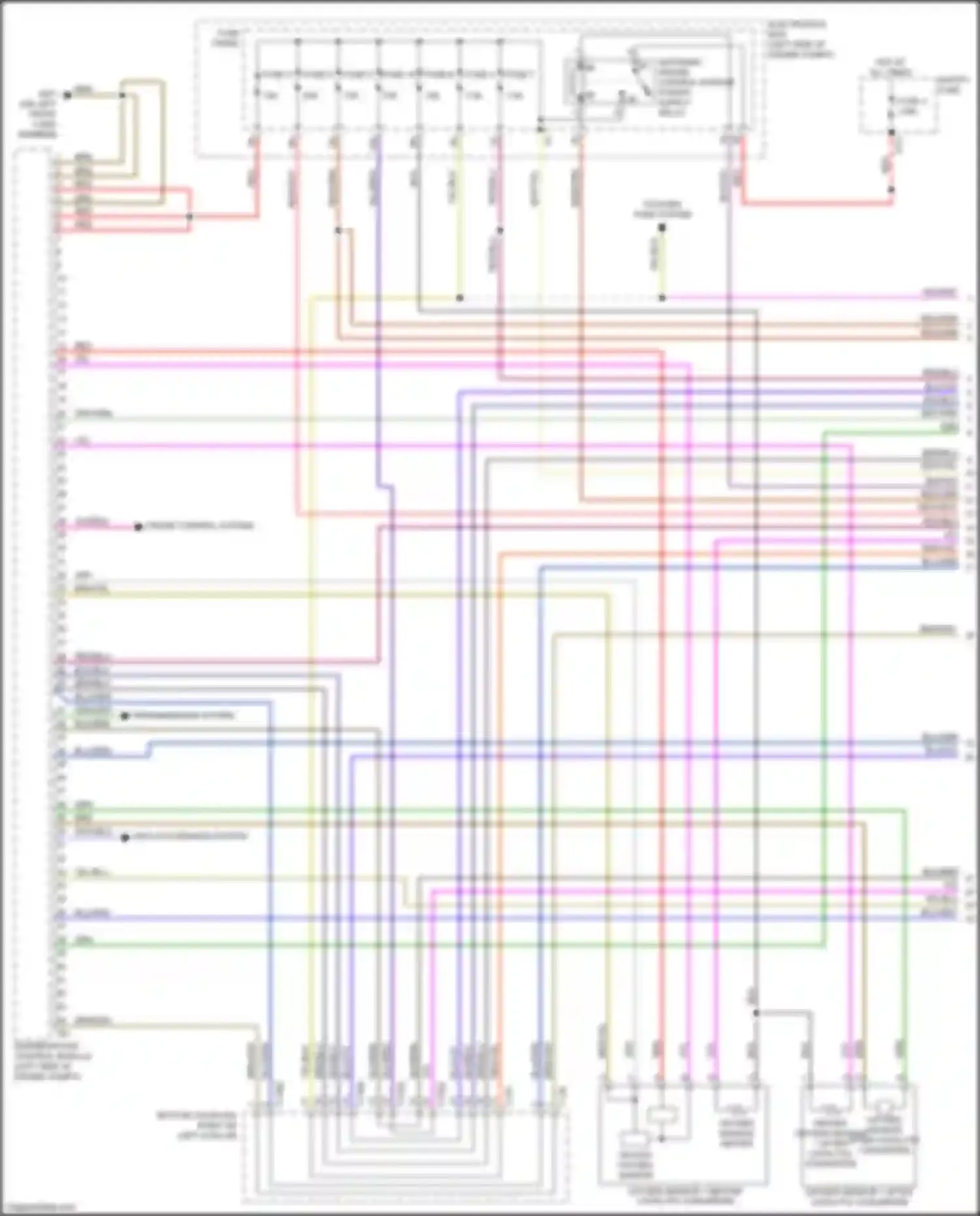 TT RS Audi 8S facelift (2019-2024): Wiring diagram engine performance 2.5l turbo (1 of 8)