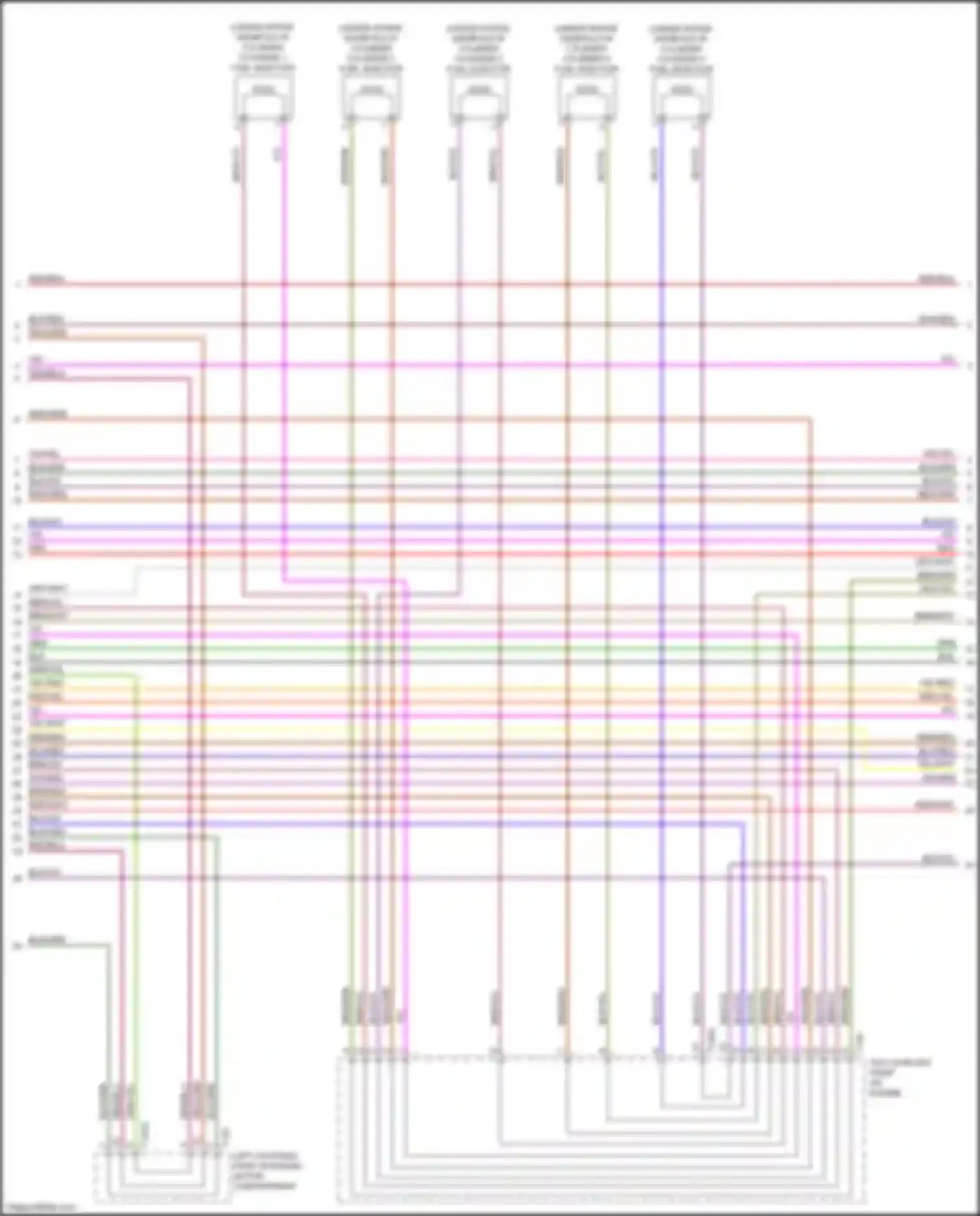 TT RS Audi 8S facelift (2019-2024): Wiring diagram engine performance 2.5l turbo (7 of 8)
