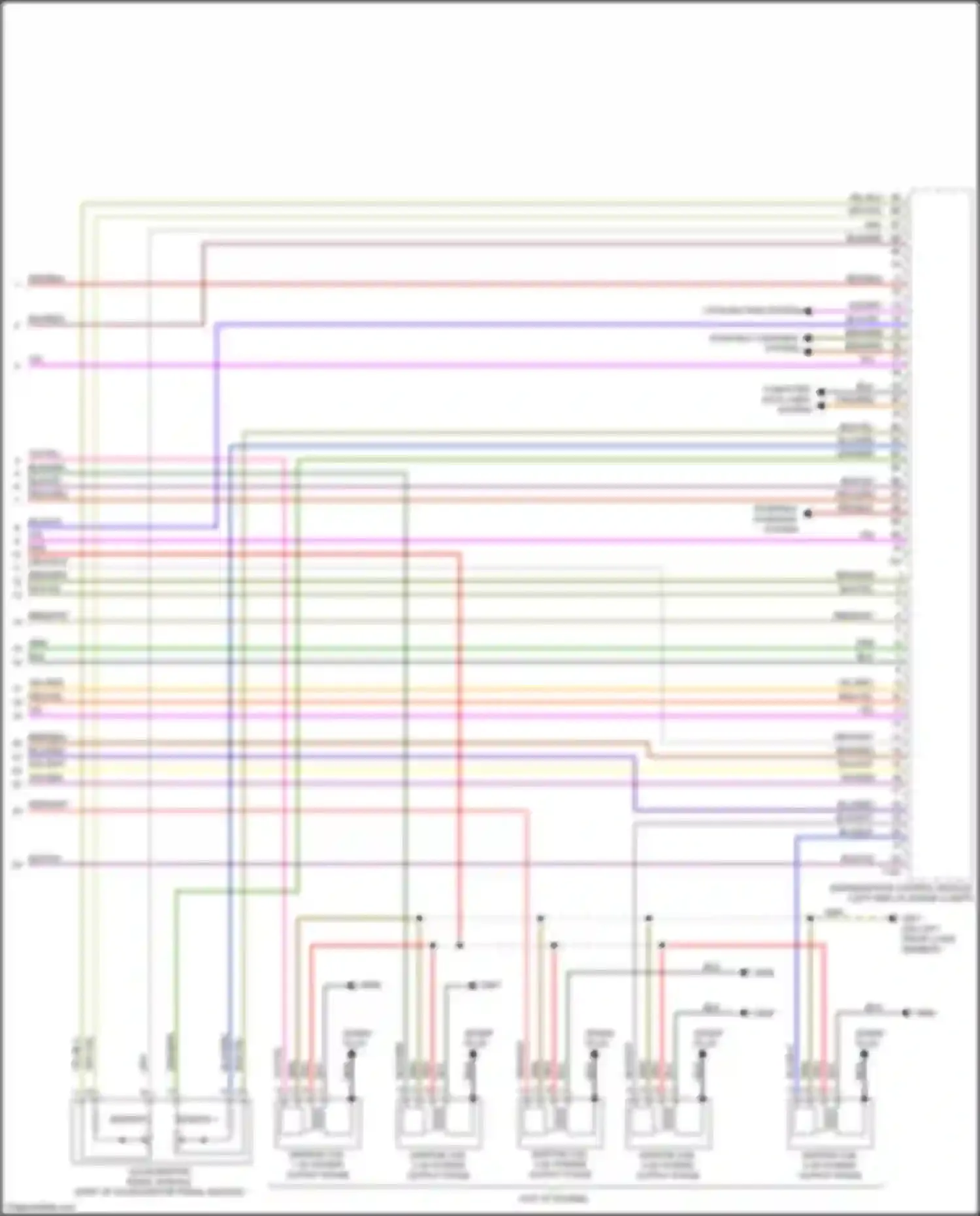 TT RS Audi 8S facelift (2019-2024): Wiring diagram engine performance 2.5l turbo (8 of 8)