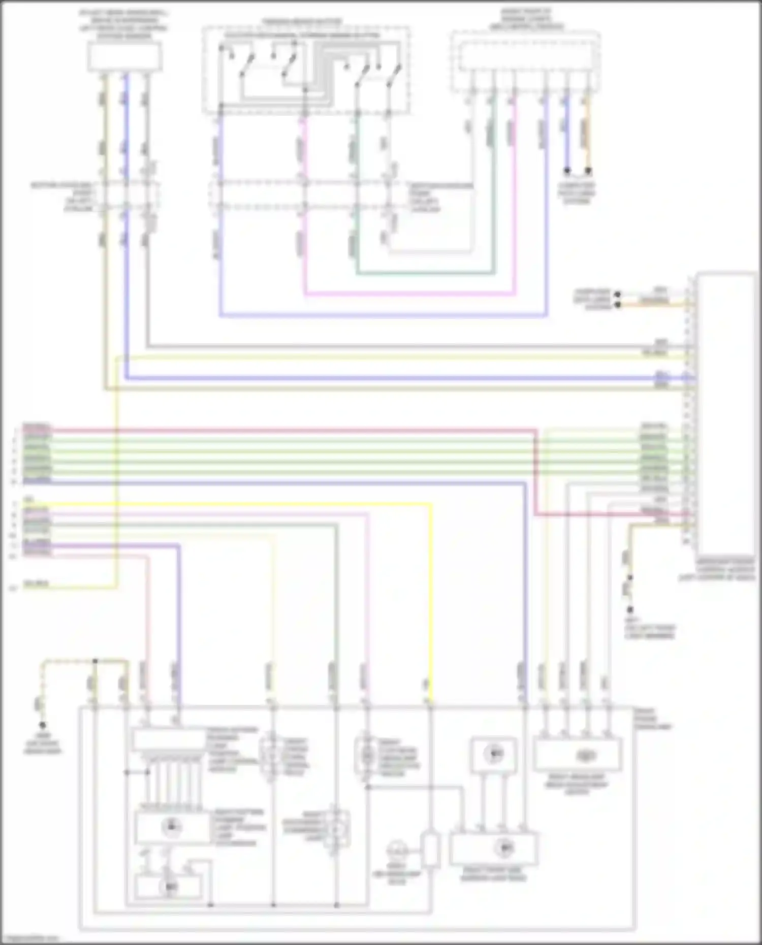 Wiring diagram blu for Audi TT RS 8S facelift (2019-2024) (31 of 69)