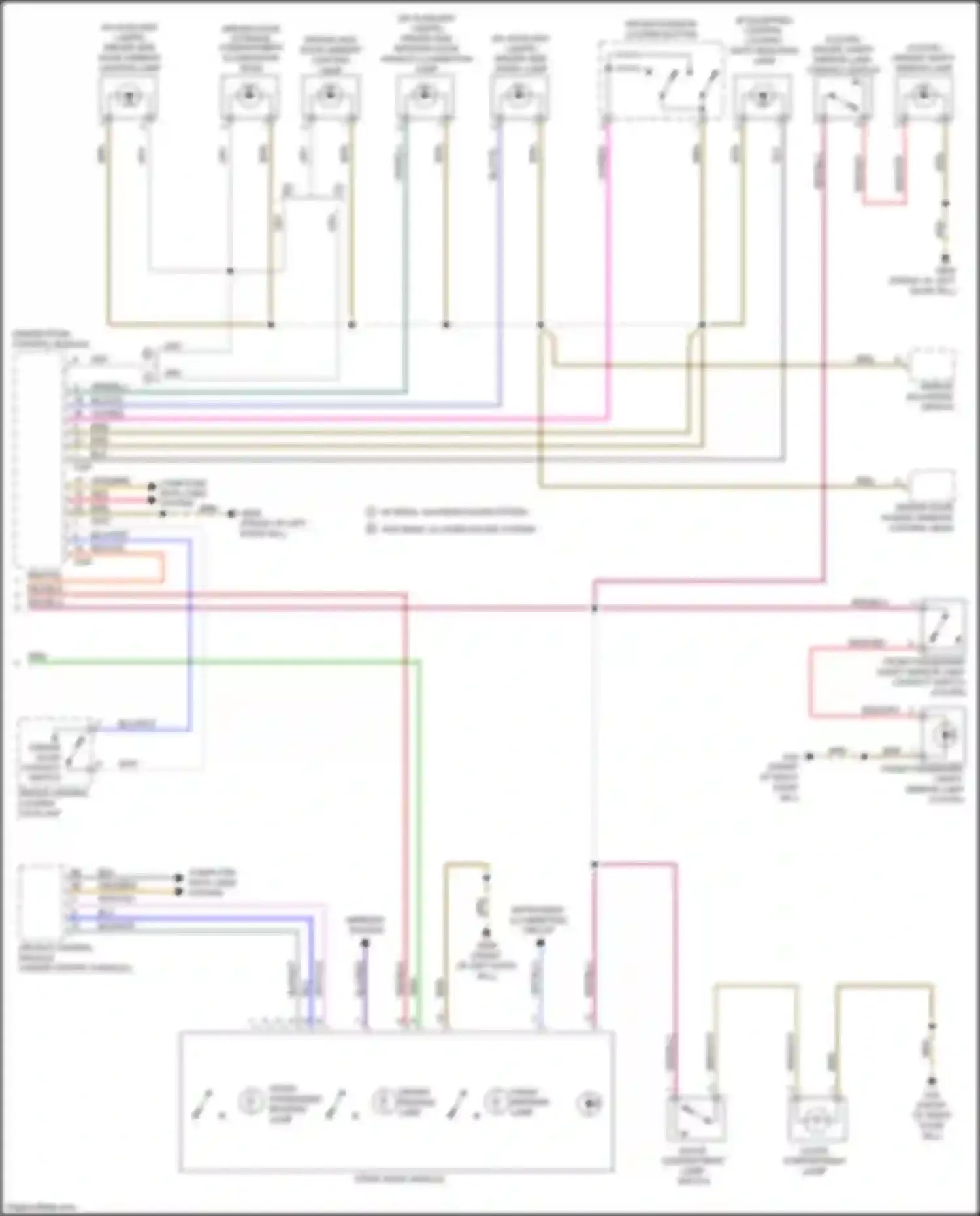 Wiring diagram blu/yel for Audi TT RS 8S facelift (2019-2024) (6 of 17)