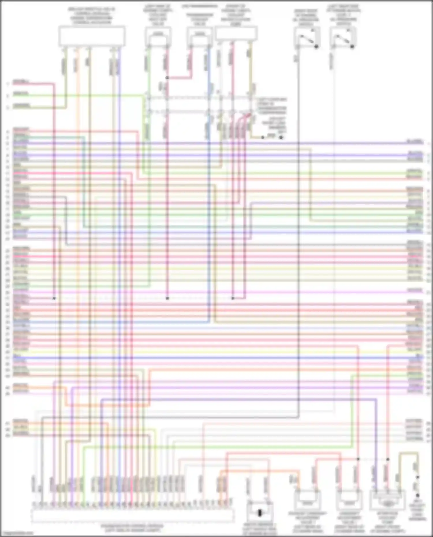 Wiring diagram coolant recirculation pump for Audi TT RS 8S facelift (2019-2024) (5 of 5)