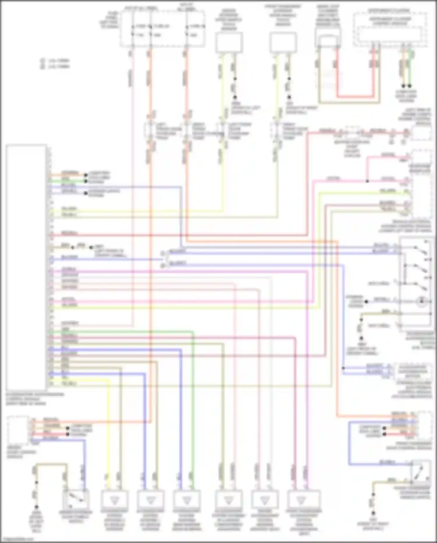 Wiring diagram fuse 25 for Audi TT RS 8S facelift (2019-2024) (1 of 10)