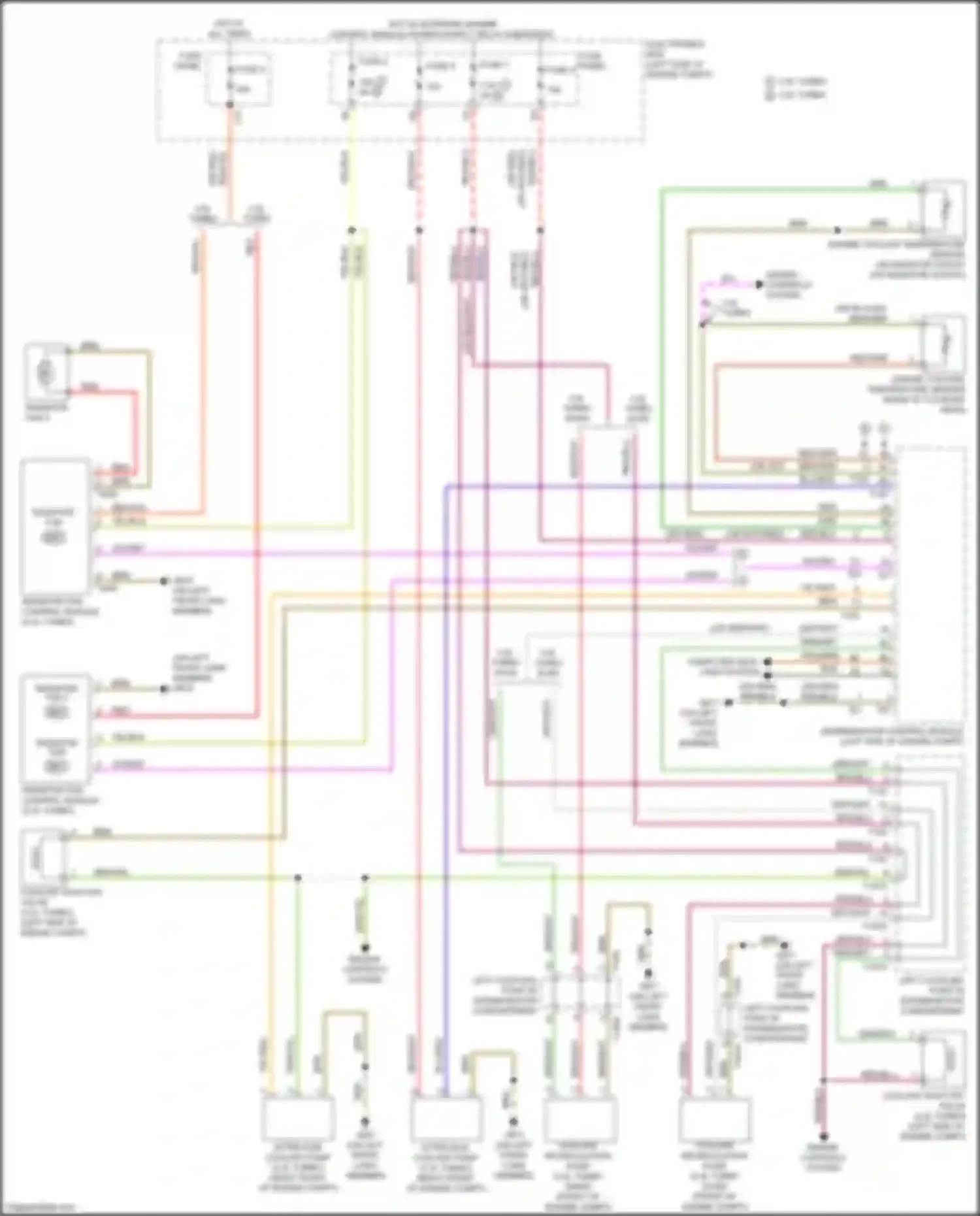 Wiring diagram fuse panel b for Audi TT RS 8S facelift (2019-2024) (3 of 22)