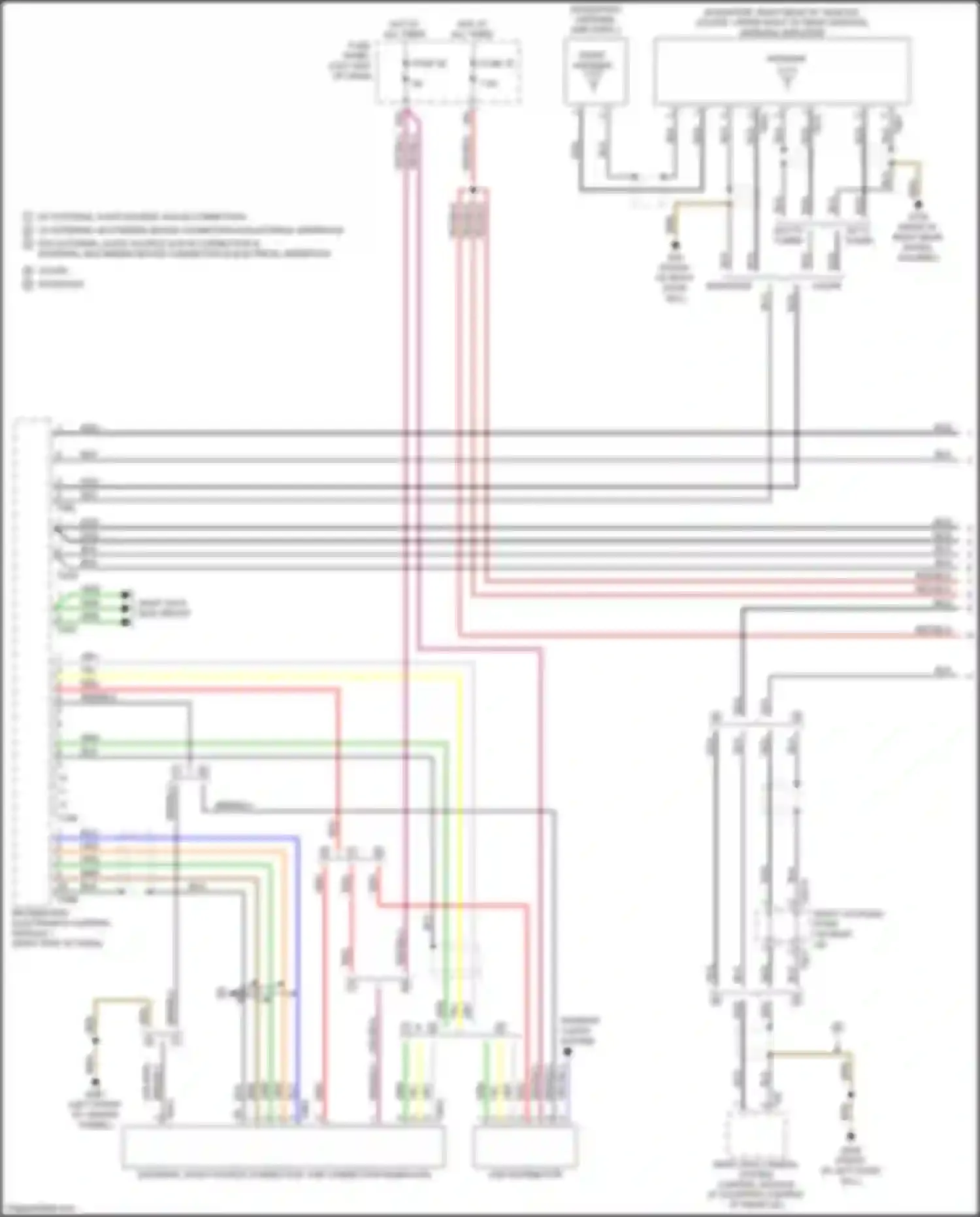 Wiring diagram red for Audi TT RS 8S facelift (2019-2024) (28 of 74)