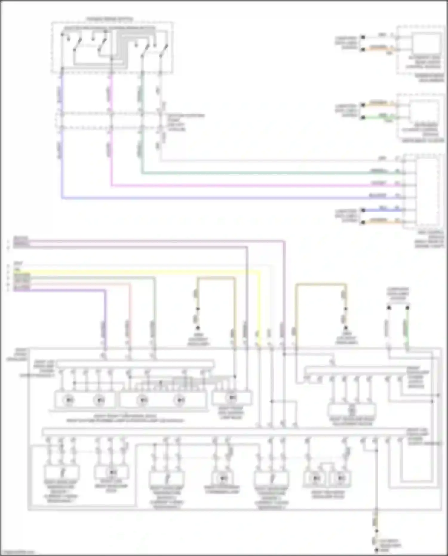 Wiring diagram right low beam headlamp bulb for Audi TT RS 8S facelift (2019-2024) (1 of 1)