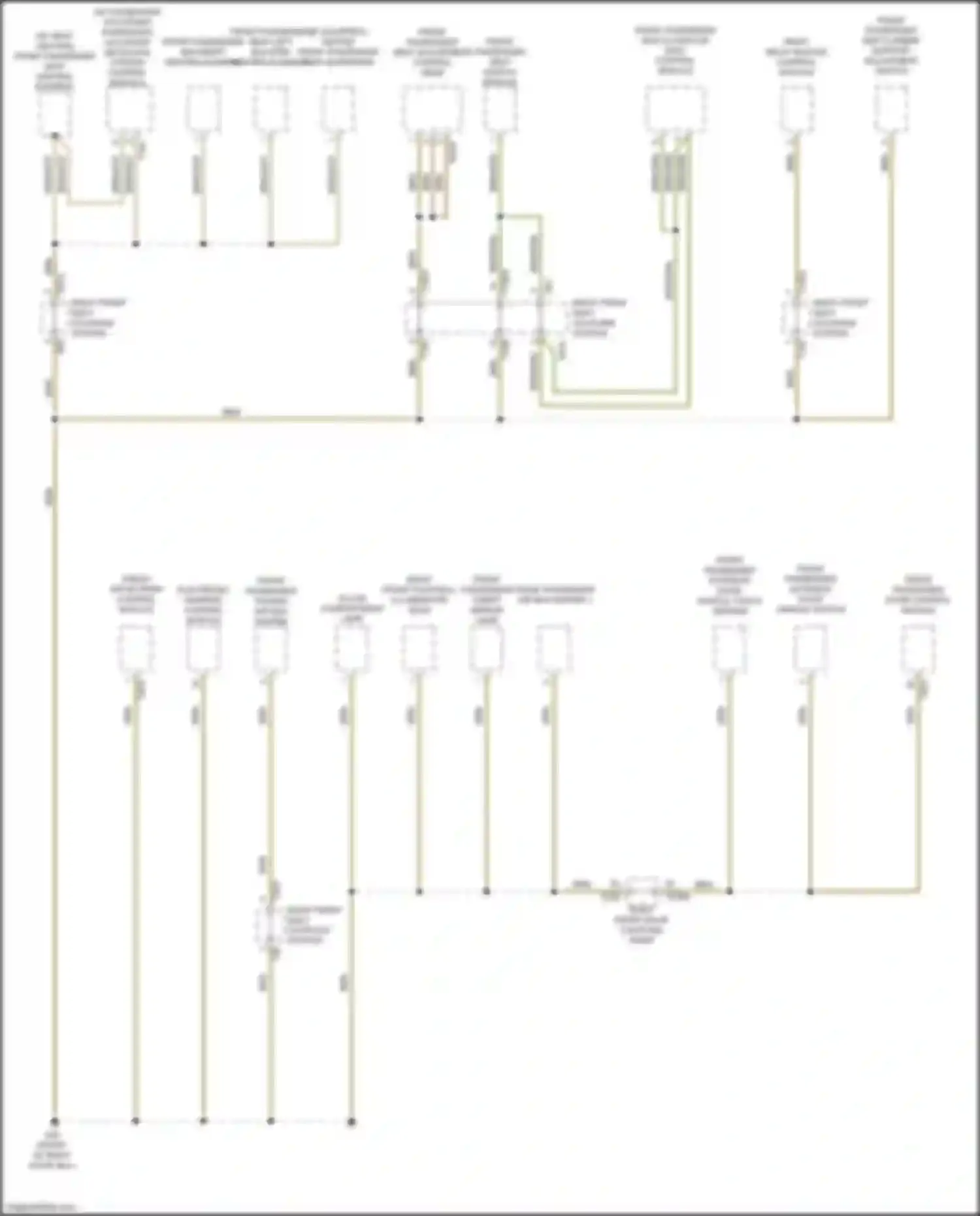 Wiring diagram right neck heating control module for Audi TT RS 8S facelift (2019-2024) (2 of 4)