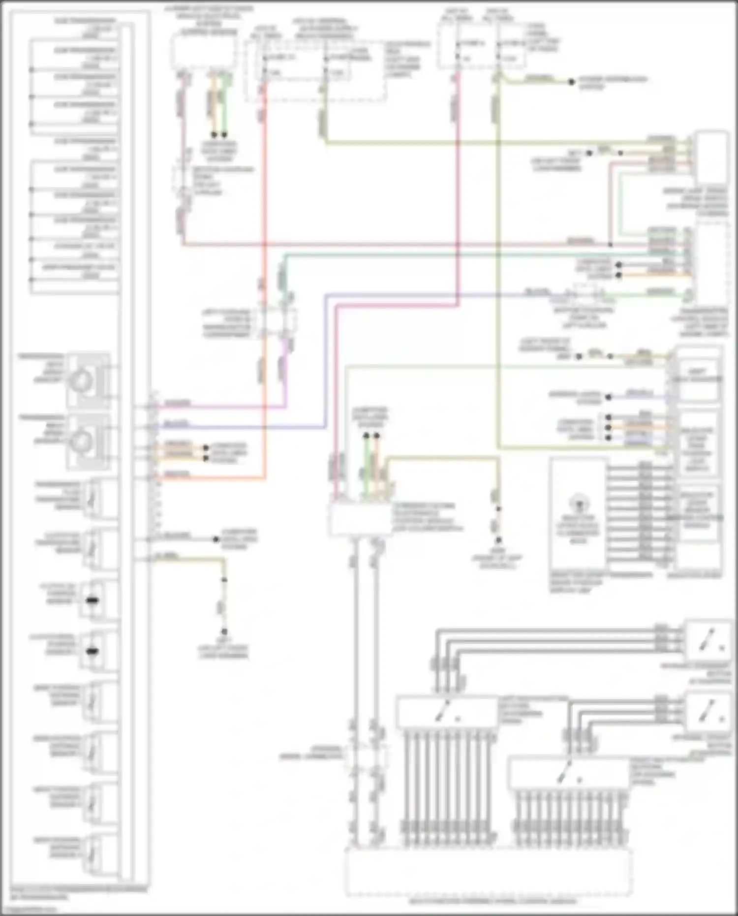 Wiring diagram transmission input speed sensor 1 for Audi TT RS 8S facelift (2019-2024) (2 of 3)