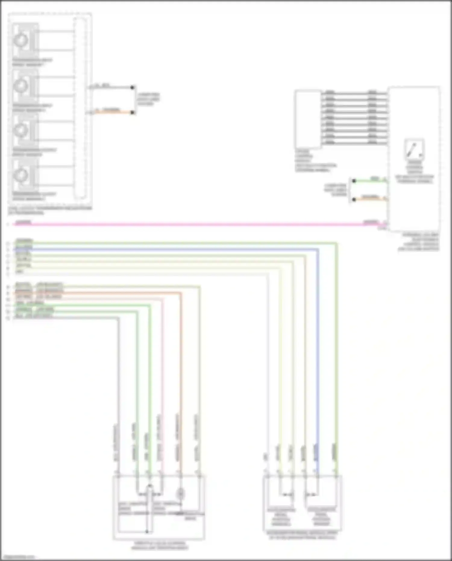 Wiring diagram transmission output speed sensor for Audi TT RS 8S facelift (2019-2024) (2 of 2)