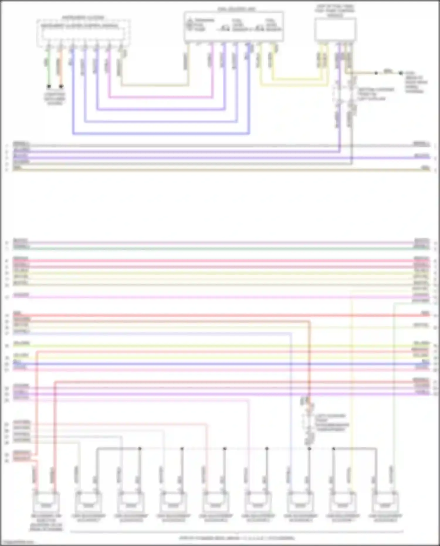 Wiring diagram yel/blk for Audi TT RS 8S facelift (2019-2024) (25 of 36)