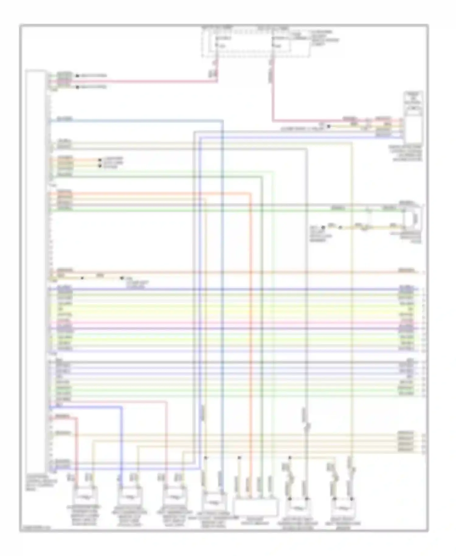 TT Audi 8J facelift (2010-2014): Automatic a/c circuit (1 of 2)