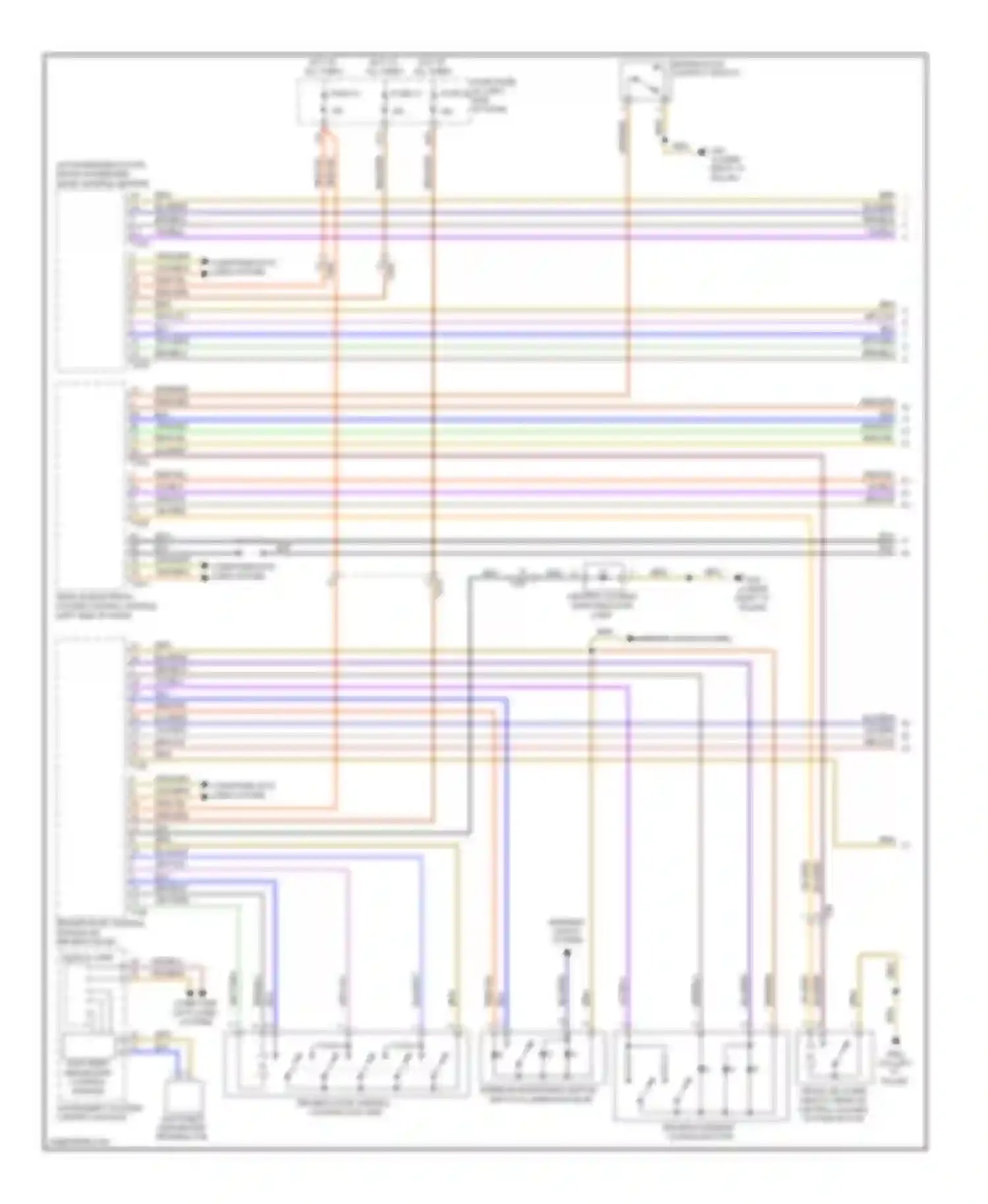 TT Audi 8J facelift (2010-2014): Anti-theft circuit (1 of 2)