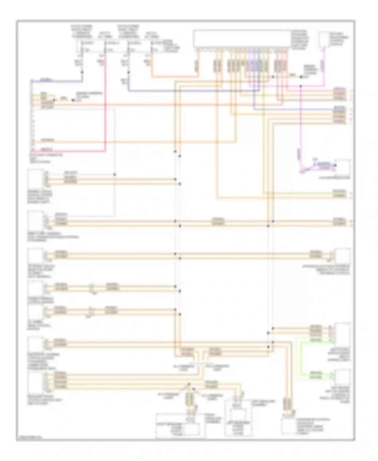 TT Audi 8J facelift (2010-2014): Computer data lines circuit (1 of 2)