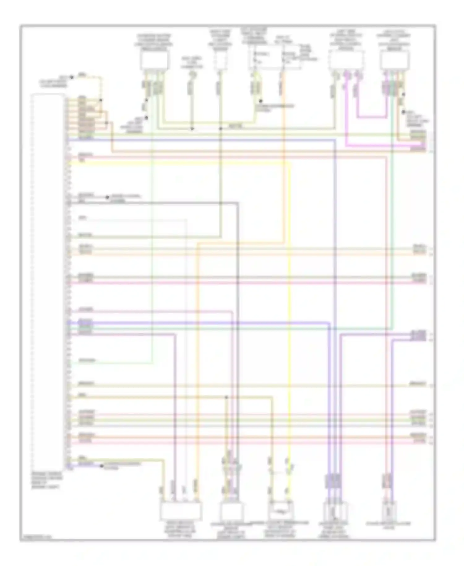 TT Audi 8J facelift (2010-2014): Wiring diagram engine performance 2.0l turbo, cdma (1 of 6)