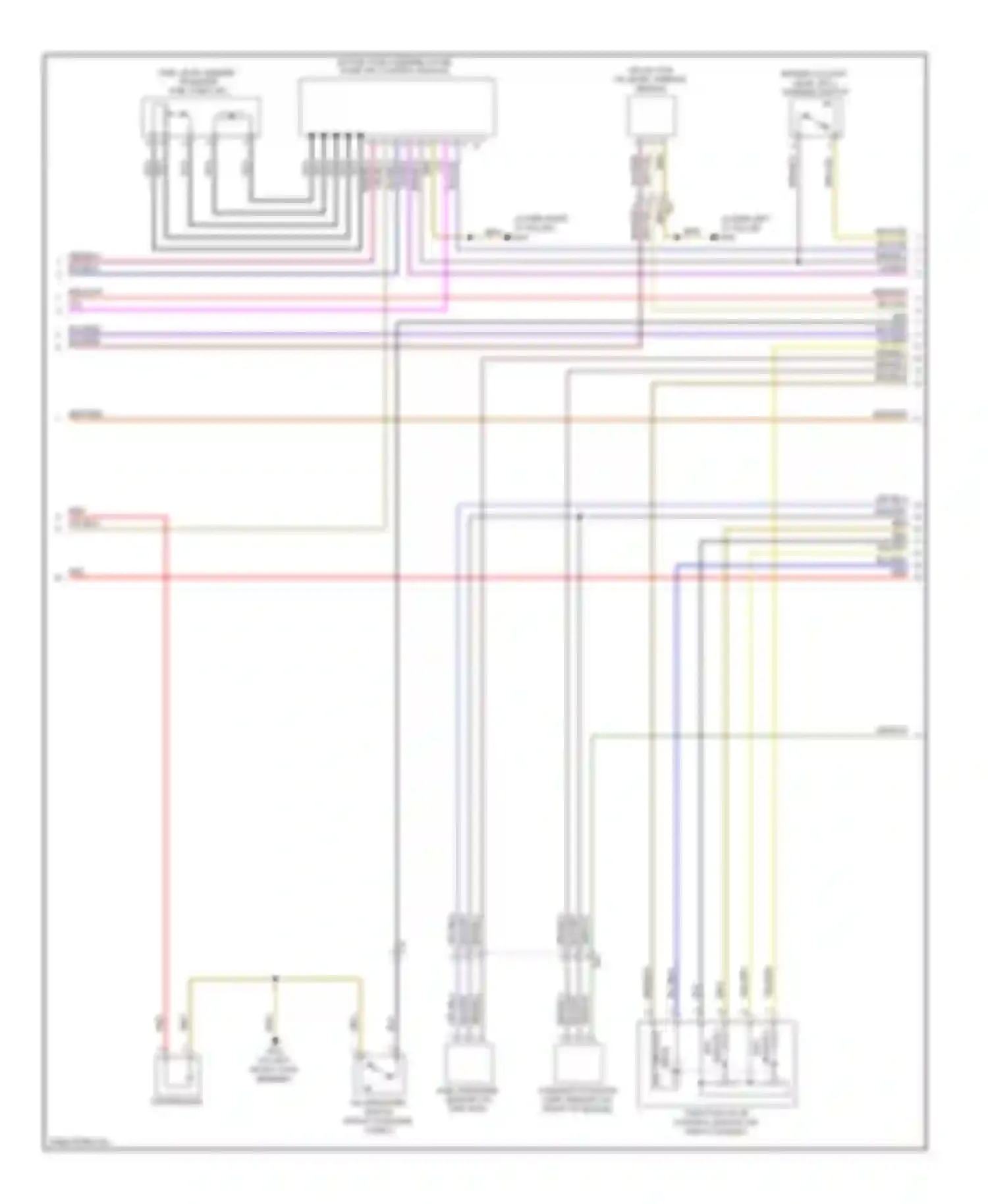 TT Audi 8J facelift (2010-2014): Wiring diagram engine performance 2.0l turbo, cdma (4 of 6)