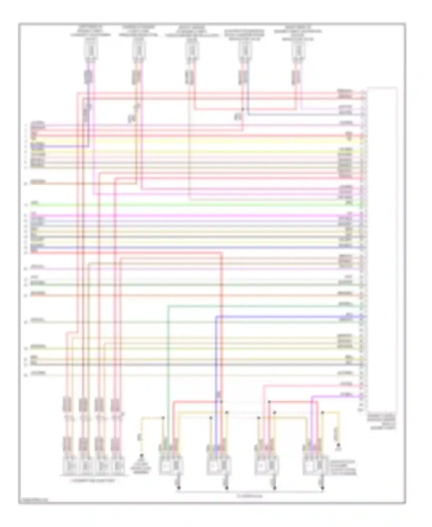 TT Audi 8J facelift (2010-2014): Wiring diagram engine performance 2.0l turbo, cdma (6 of 6)