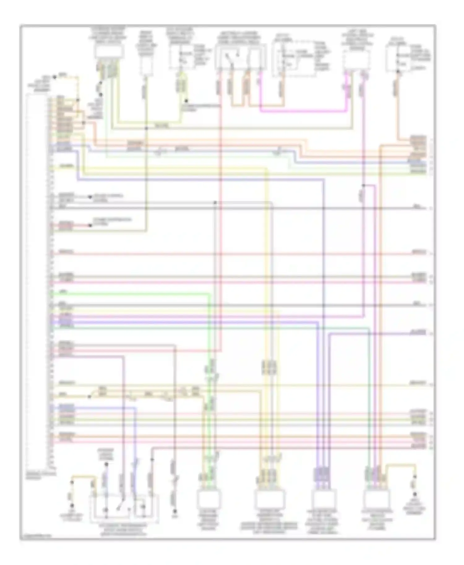 TT Audi 8J facelift (2010-2014): Wiring diagram engine performance 2.5l turbo (1 of 6)