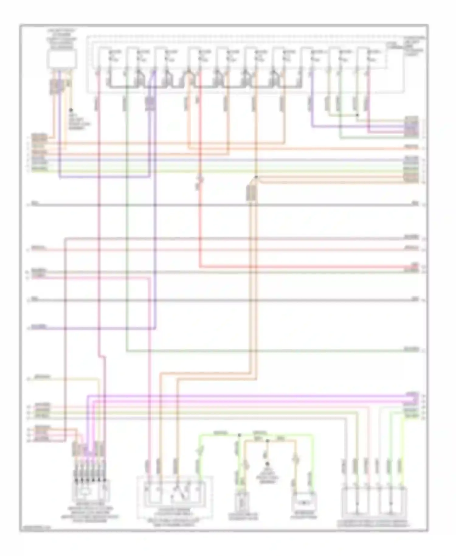 TT Audi 8J facelift (2010-2014): Wiring diagram engine performance 2.5l turbo (2 of 6)
