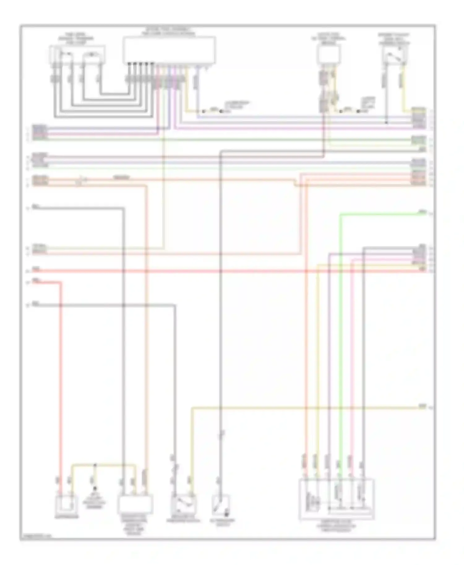 TT Audi 8J facelift (2010-2014): Wiring diagram engine performance 2.5l turbo (4 of 6)