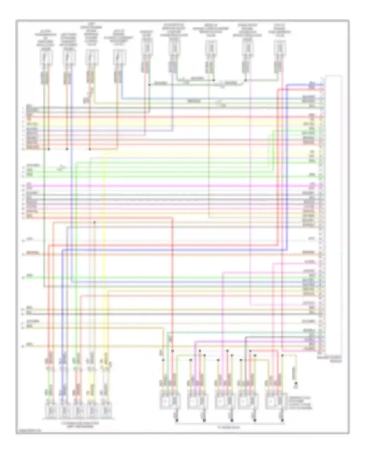 TT Audi 8J facelift (2010-2014): Wiring diagram engine performance 2.5l turbo (6 of 6)
