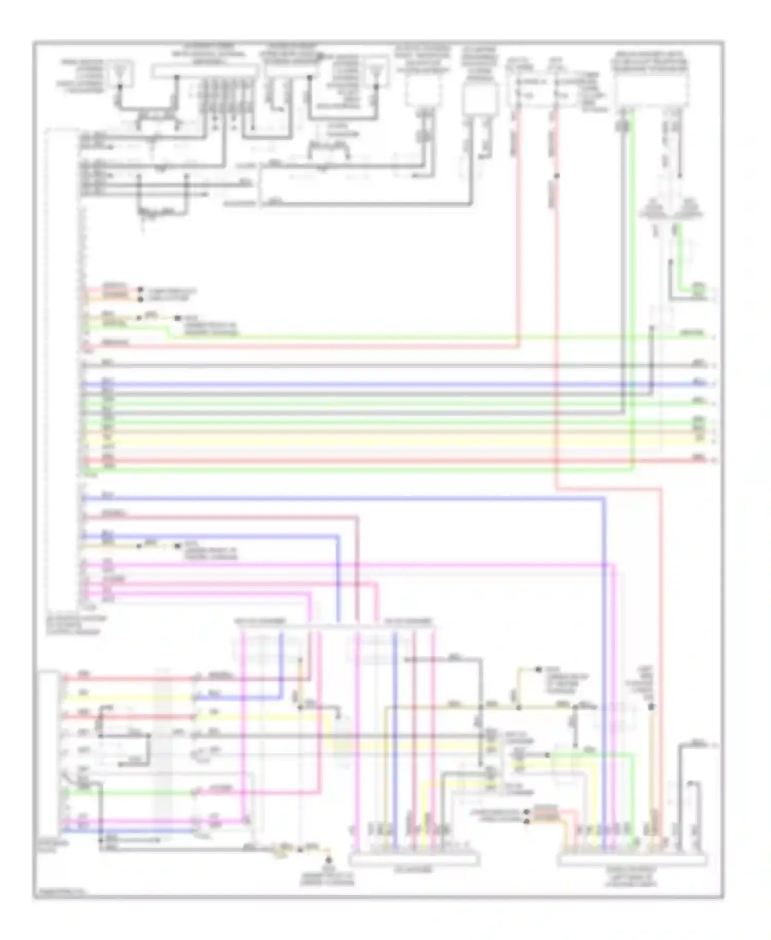 TT Audi 8J facelift (2010-2014): Navigation circuit, with bose (1 of 2)