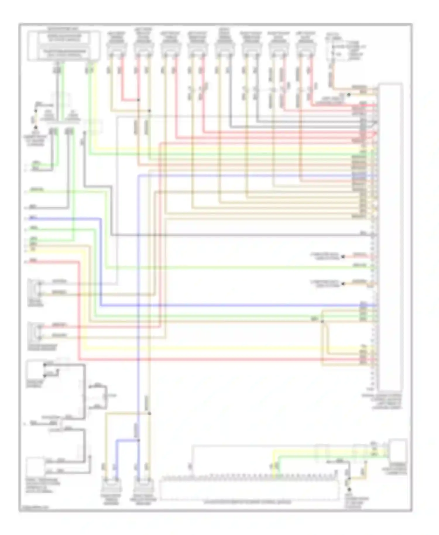 TT Audi 8J facelift (2010-2014): Navigation circuit, with bose (2 of 2)