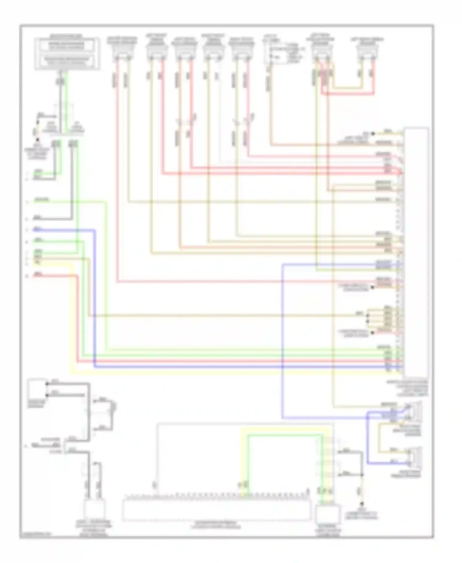 TT Audi 8J facelift (2010-2014): Navigation circuit, without bose (2 of 2)