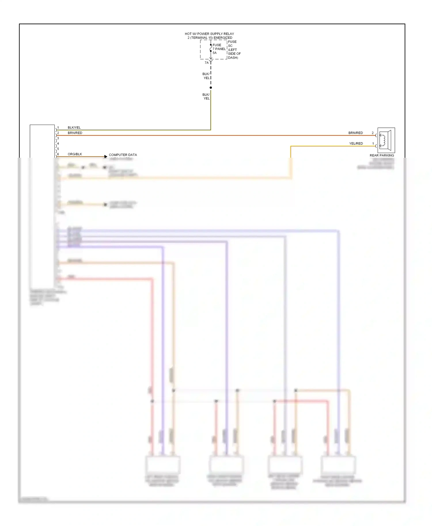 Wiring diagram blk for Audi TT 8J facelift (2010-2014) (40 of 66)